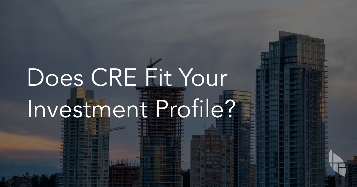 Does CRE fit your investment profile? SageStreet